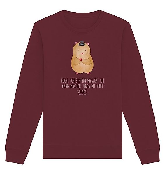 Mr. & Mrs. Panda Longpullover Hamster Hut Größe M - Burgundy - Geschenk, Za günstig online kaufen