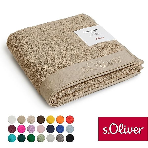 s.Oliver Handtuch s.Oliver, Premium Qualität, 600 günstig online kaufen