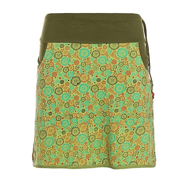 Vishes Minirock Baumwolle Blumen-Muster extra breiter günstig online kaufen
