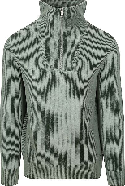 Marc O'Polo Half Zip Pullover Grün - Größe XL günstig online kaufen