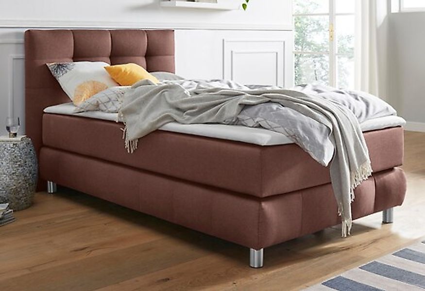 Home affaire Boxspringbett »Salo« incl. Topper, 6 Breiten, 2 Härtegrade, TF günstig online kaufen
