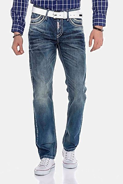 Cipo & Baxx Regular-fit-Jeans "Jeans" in Regular Fit, CD-184 günstig online kaufen