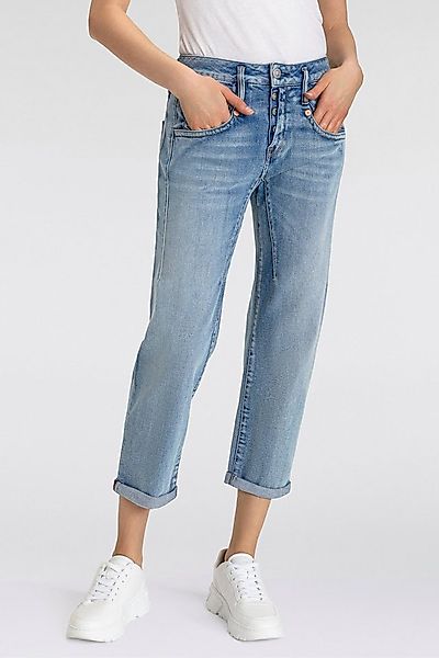 Herrlicher 7/8-Jeans Shyra Tap Denim mit Abnähern vorn günstig online kaufen
