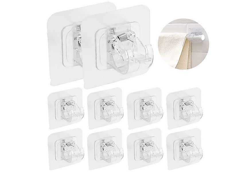 BlingBin Gardinenstangenhalter Gardinenstange Ohne Bohren Vorhang Stange Ha günstig online kaufen