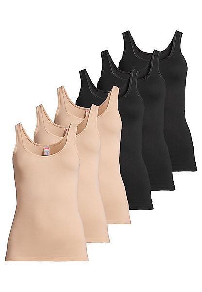 conta Unterhemd 6er Pack Feinripp (Spar-Set, 6-St) Unterhemd / Top - Baumwo günstig online kaufen