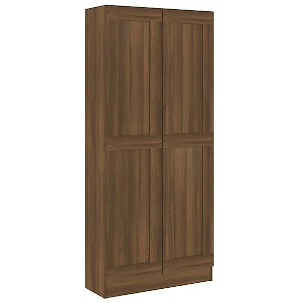 VidaXL Bücherregal Braun Eichen-Optik 82,5x30,5x185,5 cm Holzwerkstoff günstig online kaufen