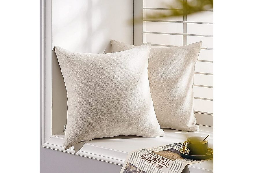 Interior by Hakito Dekokissen 2er Set Kissenbezug inklusive Füllkissen Kiss günstig online kaufen
