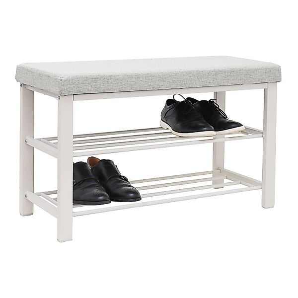 DuneDesign Schuhregal Schuhbank mit Polster 81x32x50 günstig online kaufen
