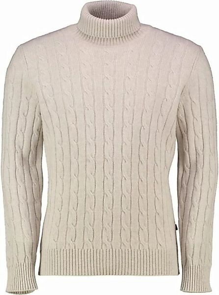 MAERZ Muenchen Strickpullover MAERZ Merino Rollkragen Pullover beige günstig online kaufen