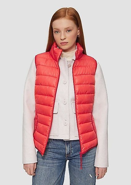 QS Outdoorjacke Outdoor-Weste Steppweste mit Stehkragen günstig online kaufen