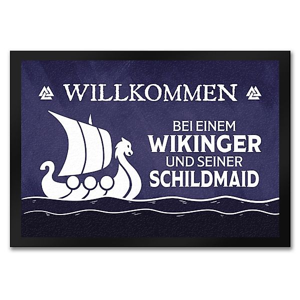 speecheese Fußmatte Willkommen bei einem Wikinger günstig online kaufen