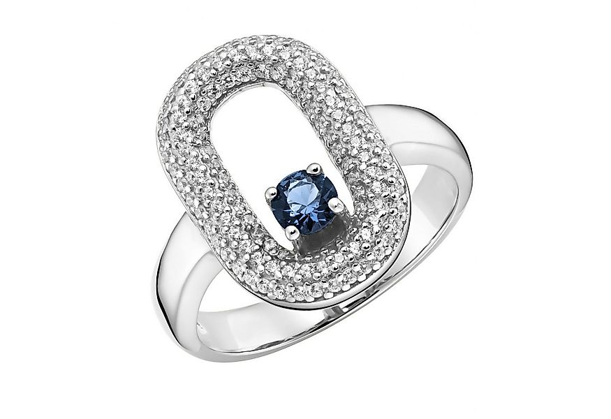 GIORGIO MARTELLO MILANO Silberring mit Zirkonia und Kristallstein, Silber 9 günstig online kaufen