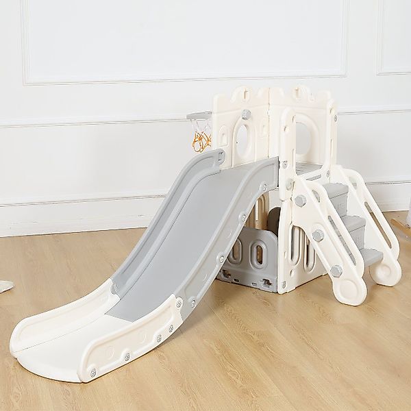 Baby Vivo Schaukelkombination Kinderrutsche Rutsche Basketballkorb günstig online kaufen
