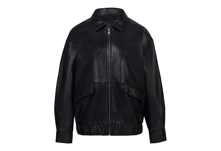 trueprodigy Lederjacke Nova Oversizejacke mit schrägen Taschen günstig online kaufen