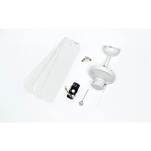 WESTINGHOUSE Westinghouse Deckenventilator Industrial 122 cm Weiß mit Zugsc günstig online kaufen