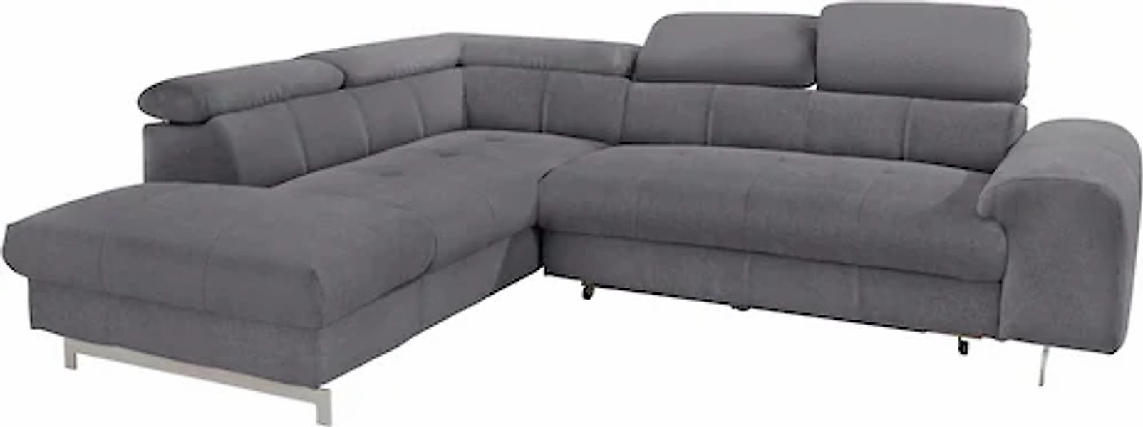 COTTA Ecksofa "Chef L-Form", mit Kopfteilverstellung, wahlweise mit Bettfun günstig online kaufen