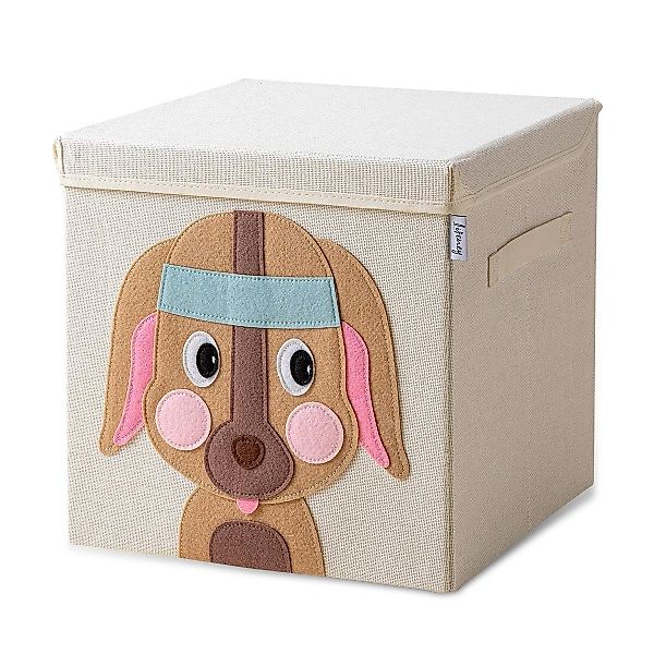 Lifeney Faltbox Aufbewahrungsbox mit Deckel Hund günstig online kaufen