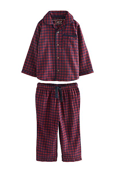 Next Pyjama Pyjama mit durchgehender Knopfleiste günstig online kaufen