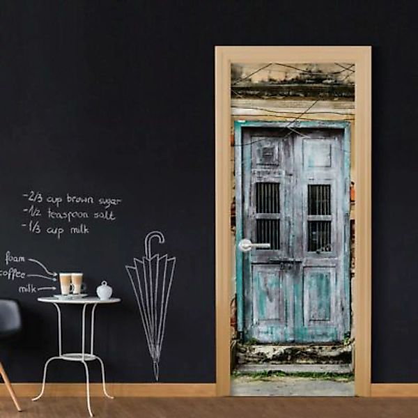 artgeist Türtapete Old Door mehrfarbig Gr. 80 x 210 günstig online kaufen