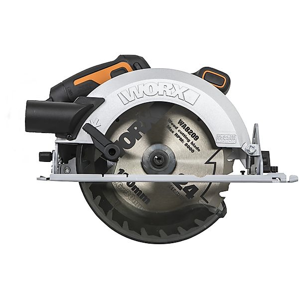 Worx Akku-Handkreissäge WX520.9 NITRO, 190 mm Sägeblatt, Brushless-Motor, o günstig online kaufen