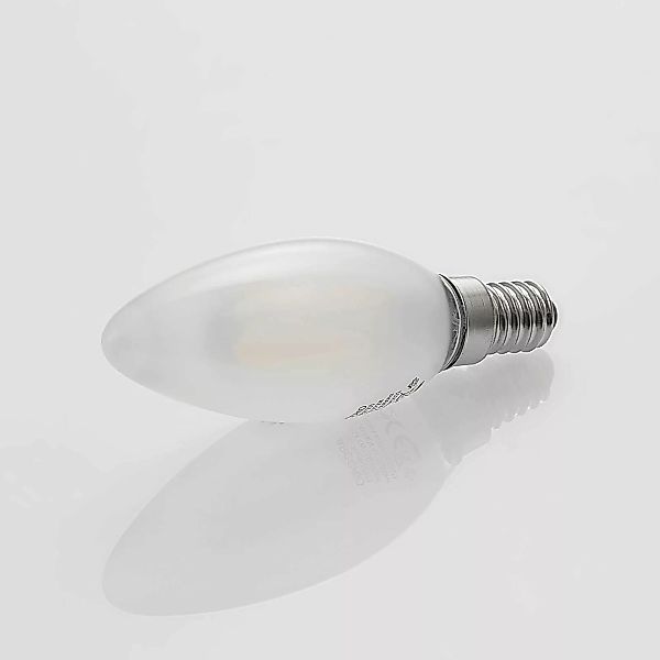 LED-Lampe E14 4W 2.700K Kerze dimmbar matt 3er-Set günstig online kaufen