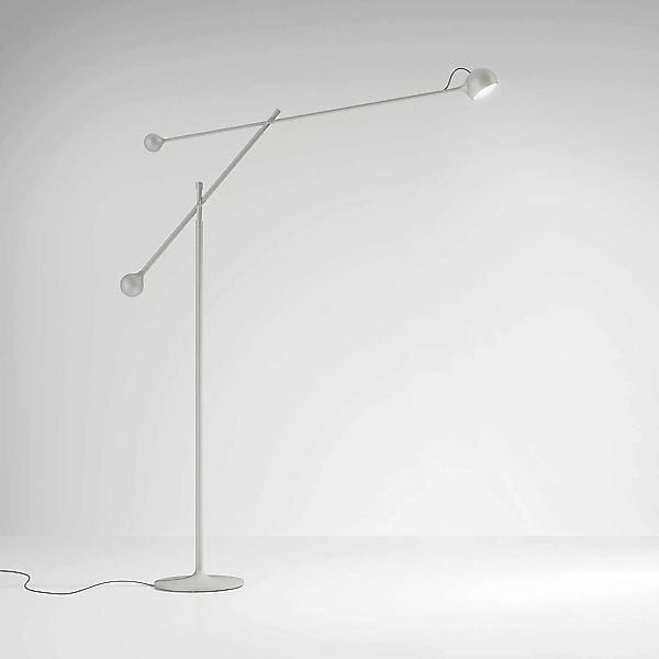 Artemide Ixa LED-Stehleuchte justierbar weißgrau günstig online kaufen