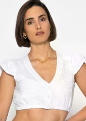 SASSYCLASSY Dirndlbluse Dirndlbluse aus Musselin mit günstig online kaufen