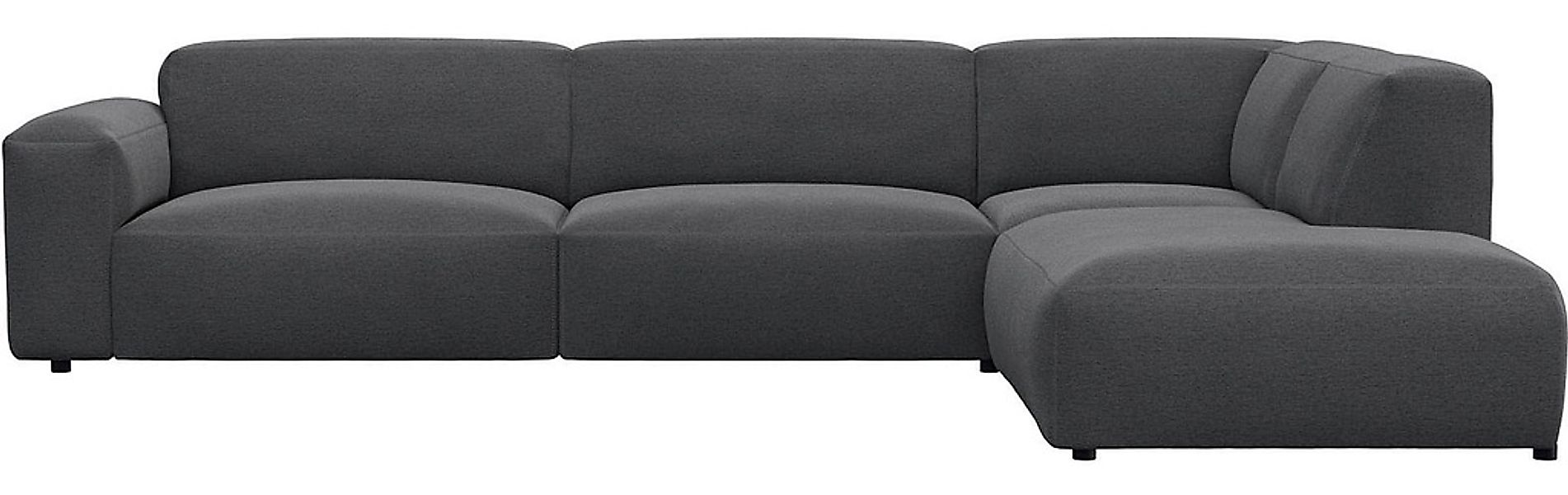 FLEXLUX Ecksofa "Lucera, super bequem durch hochwertigen Sitzaufbau mit Kal günstig online kaufen