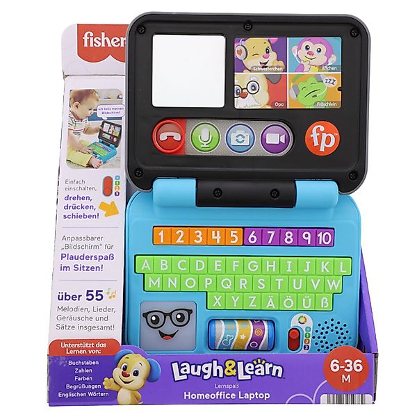 Fisher-Price® Lernspielzeug Fisher-Price Lernspaß Homeoffice Laptop günstig online kaufen