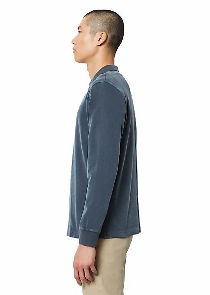 Marc OPolo Langarm-Poloshirt "aus reiner Bio-Baumwolle" günstig online kaufen