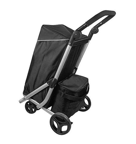 Cheffinger Einkaufstrolley 48L Einkaufswagen+12L Kühltasche Einkauf Trolley günstig online kaufen