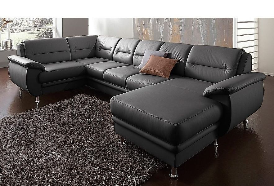 sit&more Wohnlandschaft "Mailand U-Form, B: 312 cm" optional Bettfunktion günstig online kaufen