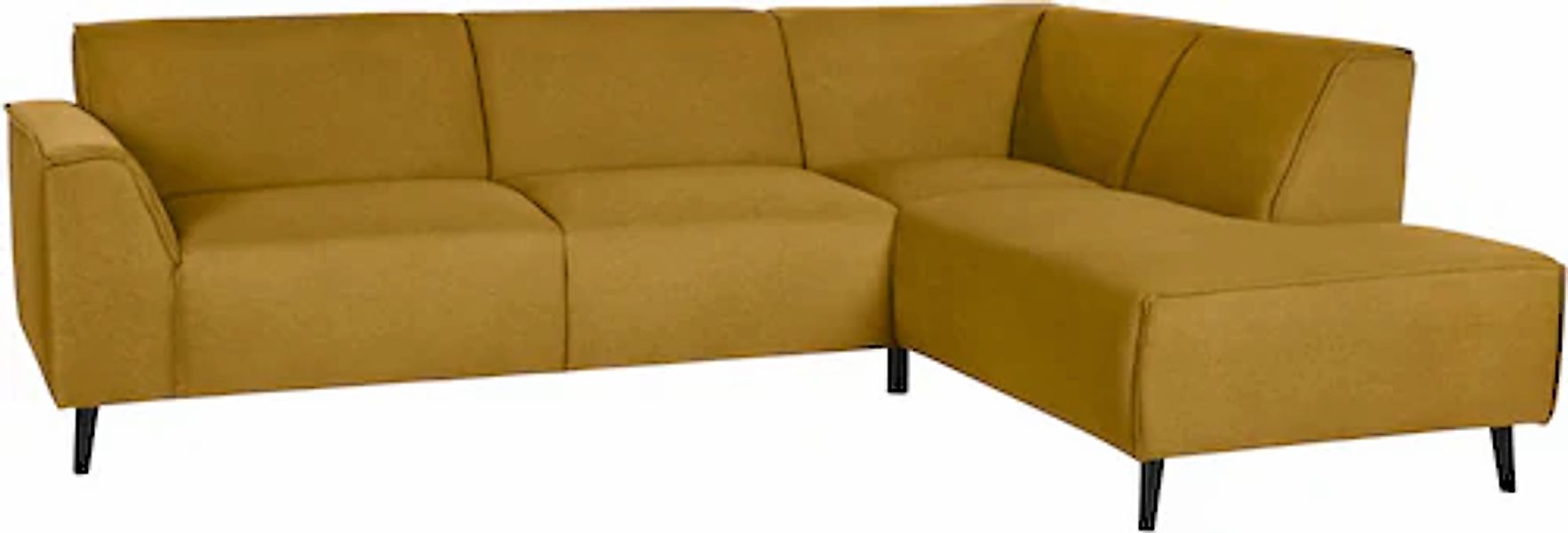 DOMO collection Ecksofa »Amora, bequem und zeitlos, L-Form«, mit Federkern günstig online kaufen