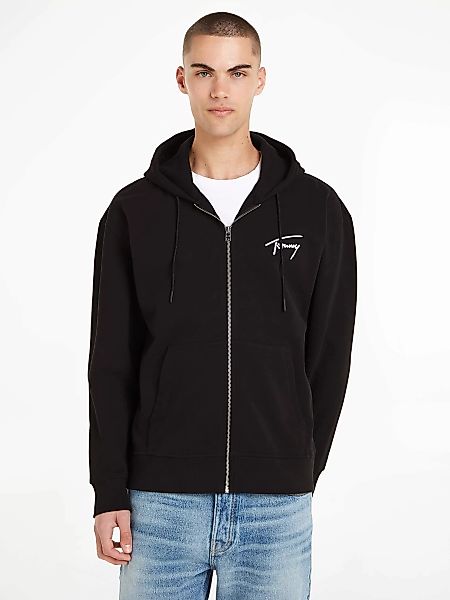 Tommy Jeans Sweatjacke "TJM RLX SIGNATURE ZIP-THRU EXT", mit Kordel günstig online kaufen
