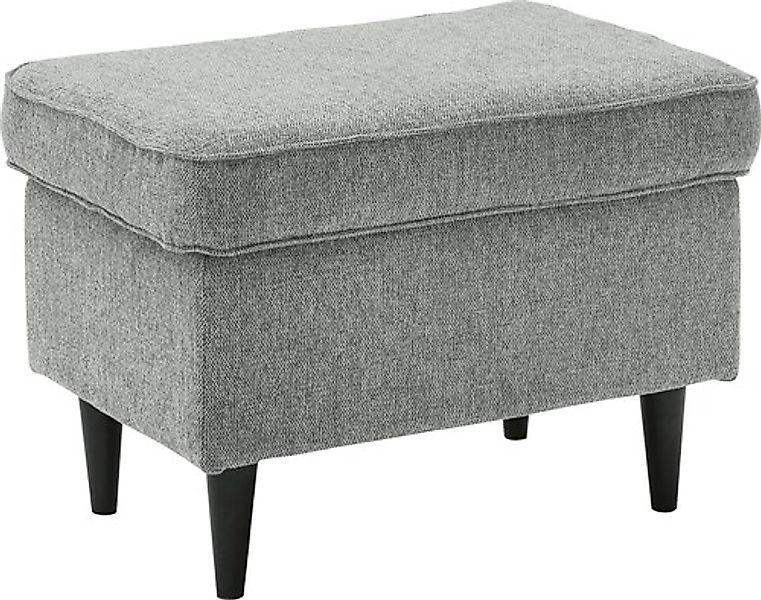 ED EXCITING DESIGN Hocker »Oskar«, mit Massivholzfüßen günstig online kaufen
