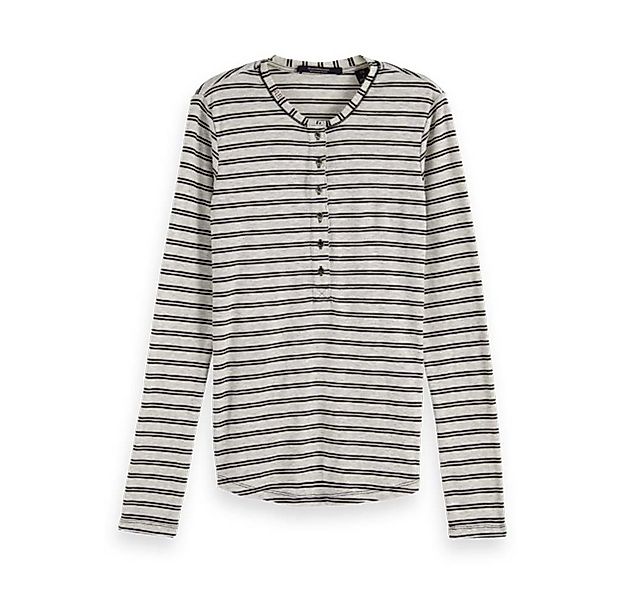 Maison Scotch Langarmshirt Maison Scotch Damen Langarmshirt Grandad 153395 günstig online kaufen