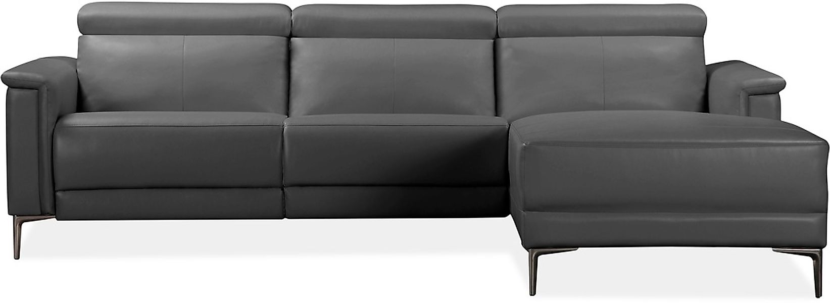 Places of Style Ecksofa Lund, L-Form, 261cm, mit man. o. elektr. Relaxfunkt günstig online kaufen