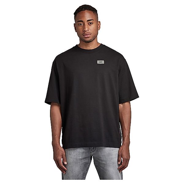 G-star Side Tape Loose Kurzarm Rundhalsausschnitt T-shirt S Dark Black günstig online kaufen