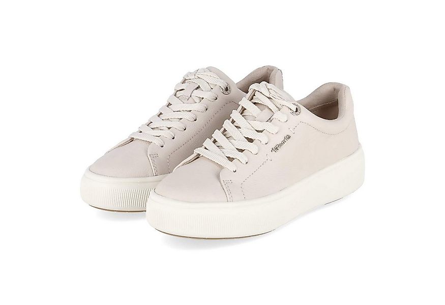 Tamaris Tamaris 1-23736-42-413 Damen Glattleder weiss Schnürschuh günstig online kaufen