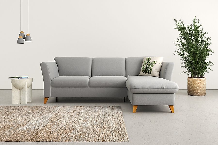 Home affaire Ecksofa Trelleborg L-Form, Federkern-Polsterung, günstig online kaufen