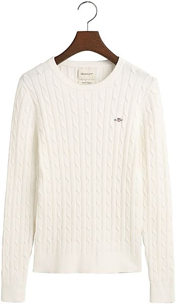 Gant Strickpullover STRETCH COTTON CABLE C-NECK günstig online kaufen