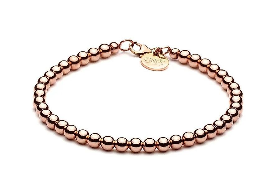 CLASSYANDFABULOUS Jewelry Armband Kugelarmband 4mm - 14k Roségold filled günstig online kaufen