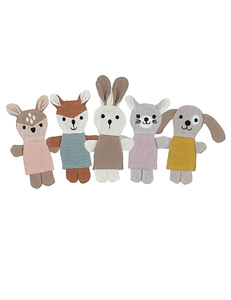 MAXIMO Fingerpuppe Fingerpuppen Tiere, 5er Pack günstig online kaufen