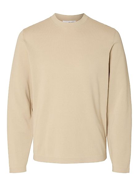 Selected Herren Rundhals Pullover SLHRAVI LS KNIT STRUCTURE CREW NECK - Reg günstig online kaufen