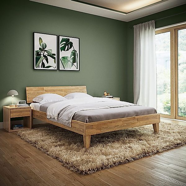 skølm. Massivholzbett Asgard, Holzbett 140x200 cm günstig online kaufen