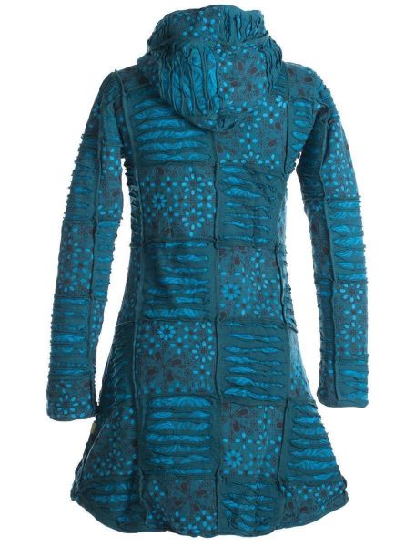Vishes Kurzmantel Patchwork Mantel mit Cutwork günstig online kaufen