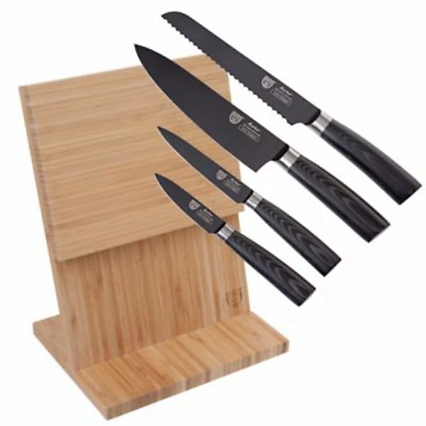 GRÄWE® Messerhalter mit Messerset KURO BAMBOO / KURO schwarz günstig online kaufen