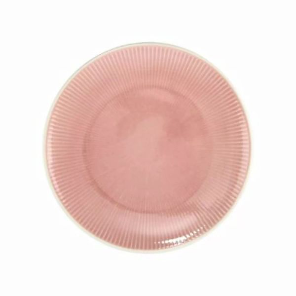 BUTLERS HANAMI 6x Dinnerteller Streifen Ø26cm rosa günstig online kaufen
