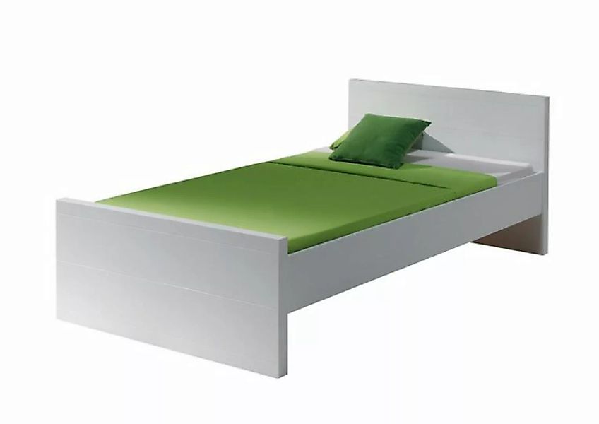 Kindermöbel 24 Jugendbett Mina 120*200 cm weiß Bett günstig online kaufen