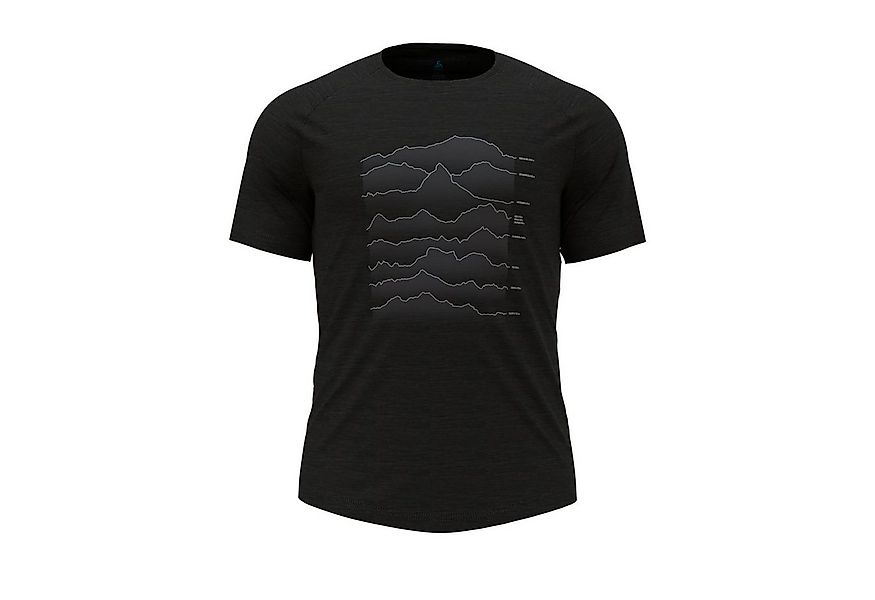 Odlo T-Shirt Ascent Performance Wool Light T-Shirt mit Sonnenaufgangsmotiv günstig online kaufen